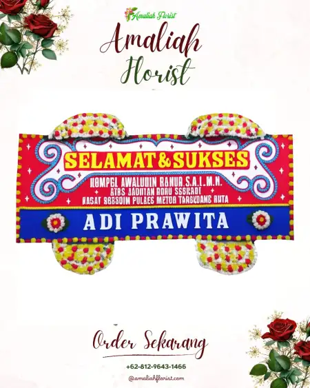 Papan Bunga Ucapan Selamat Wates Wetan